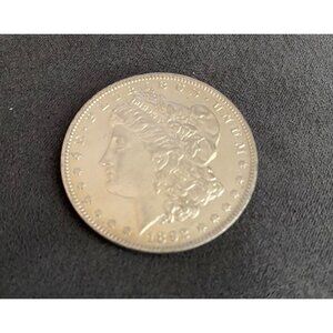 1892 Morgan Silver Dollar Coin AU+++ Rare Collectible